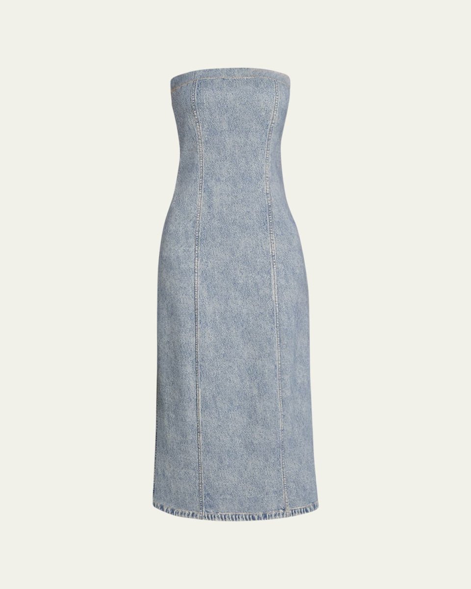 Jasmine Strapless Miramar Ponte Dress